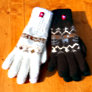 Handschuh Fingerhandschuh dick wendebar aus Alpakawolle doppelt gestrickt, sehr warm, in den Gren S, M, L